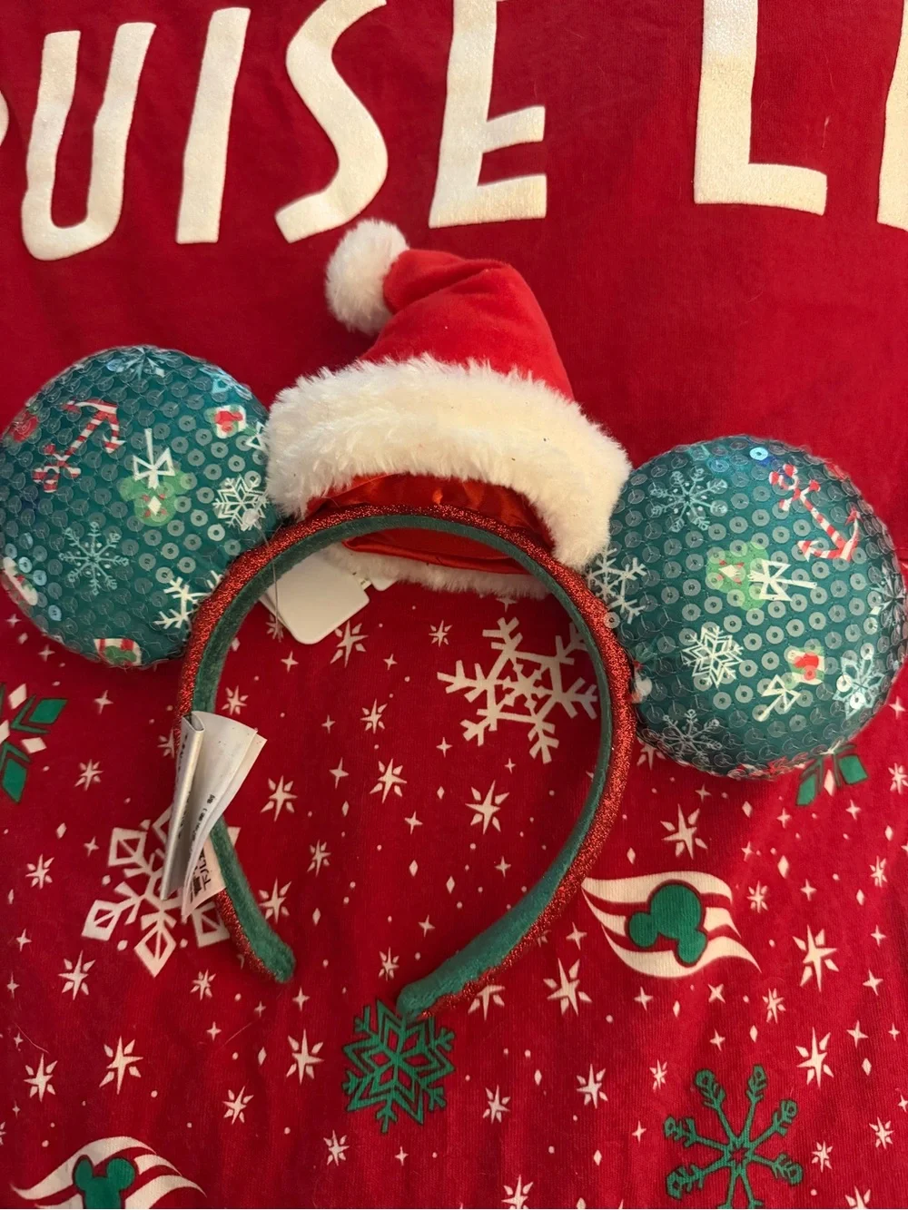 Disney Cruise Line Spirit Jersey and Ears Set for Women NWOT/NWT
